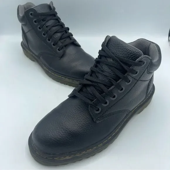 Dr. Martens‎ Harrisfield Black Leather Lace Up Boots DR Martens Harrisfield Lace Up Mens M/Sz US 8 L/Sz 9 Brown  main image 3